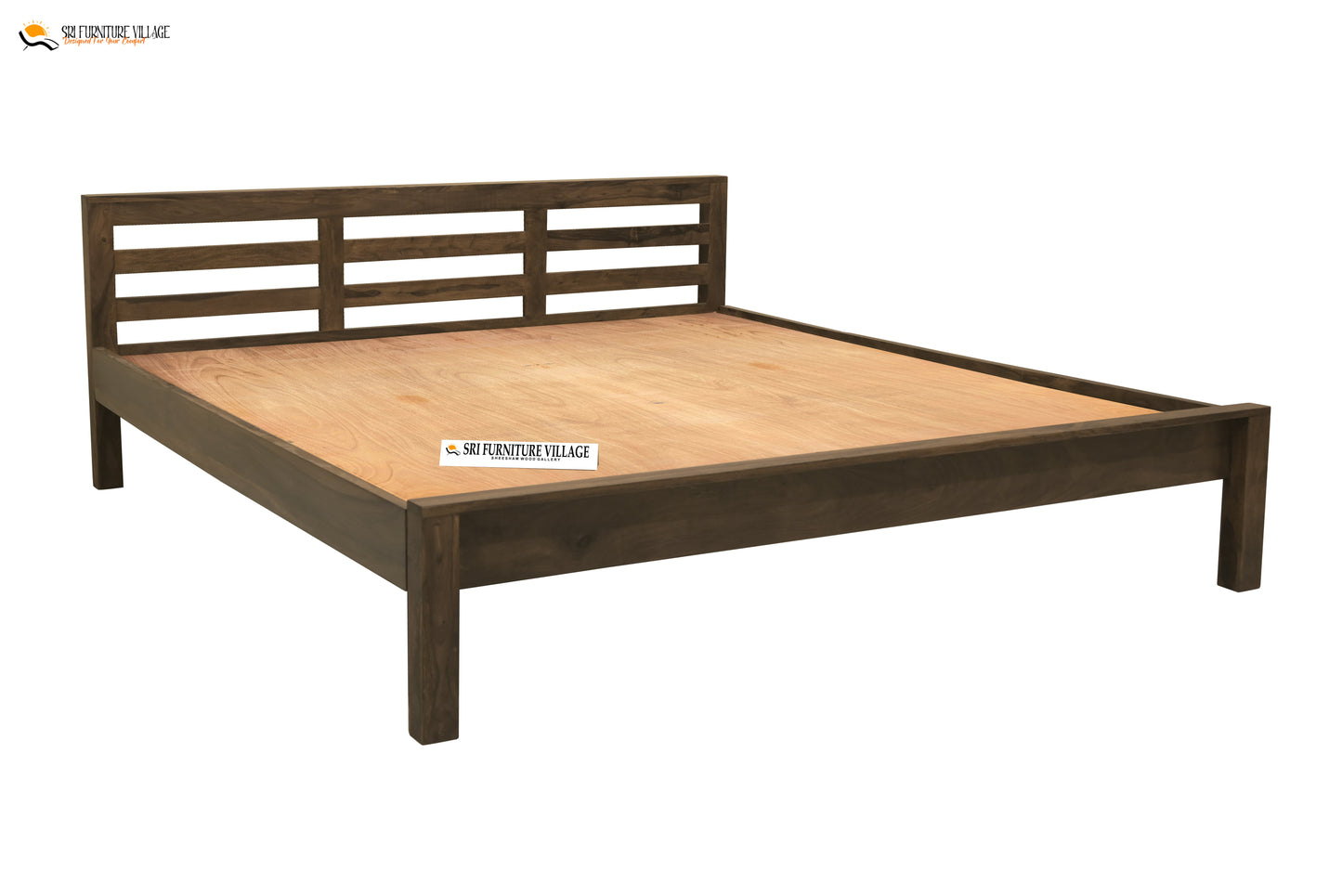 Stone / Queen Size Bed