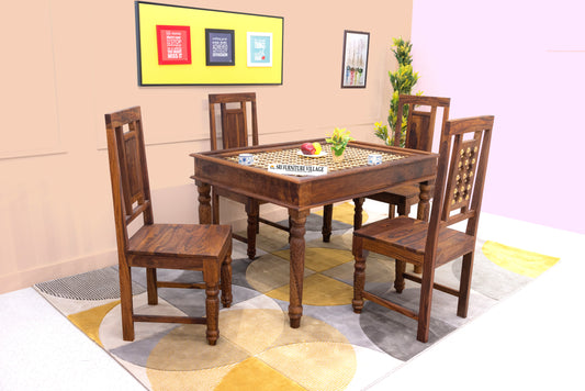 Natural / 4 Seater Dining Set