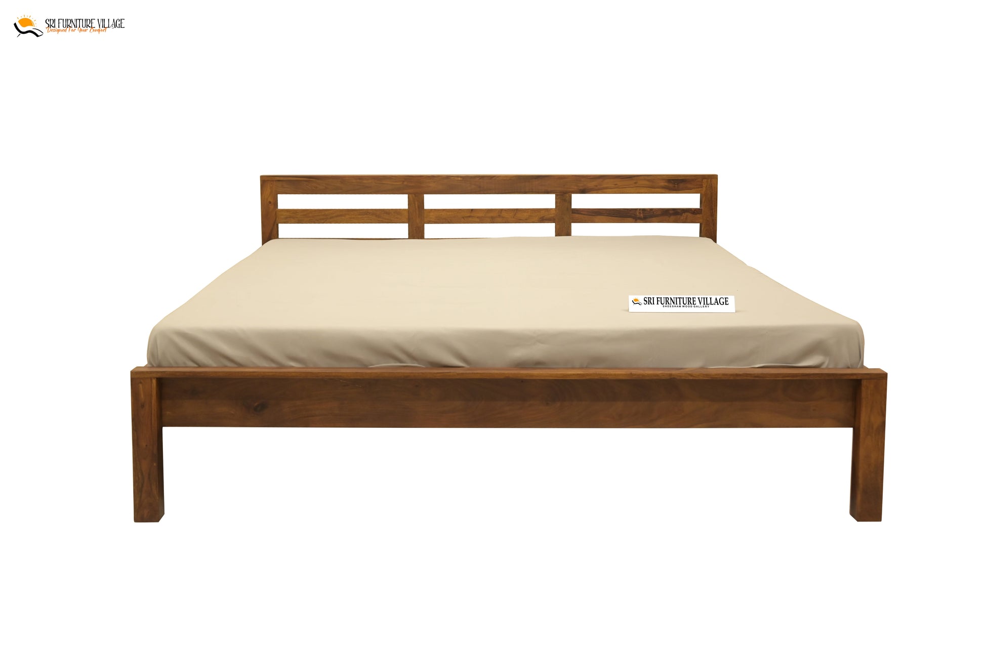 Natural / Queen Size Bed 