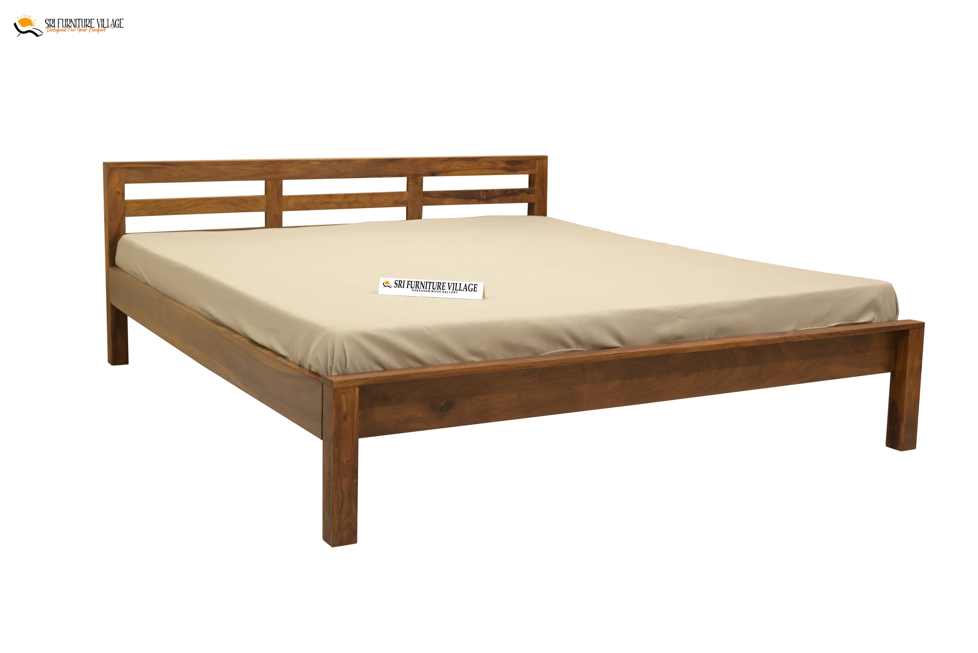 Natural / King Size Bed 