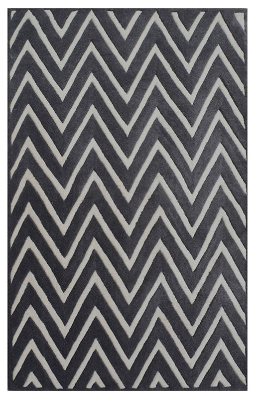 Grey Hand Tufted Wool Carpet - ICHT1096