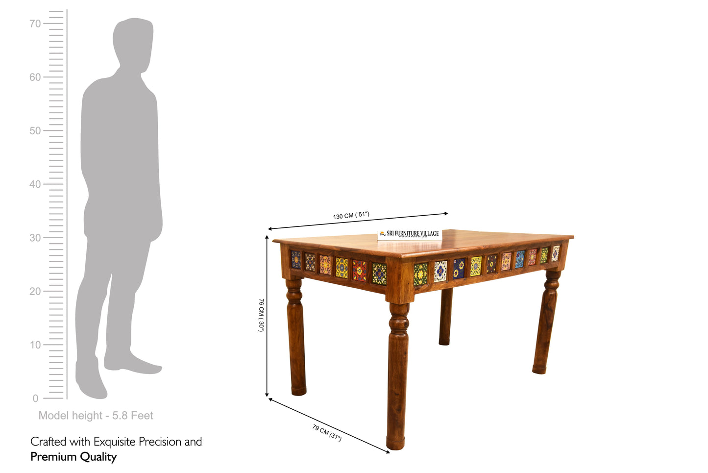 Natural / 4 Seater Dining 