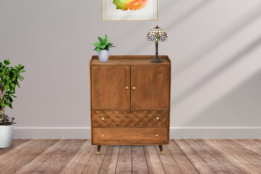 Credence Solid Mango Wood Sideboard Cabinet - MN1002