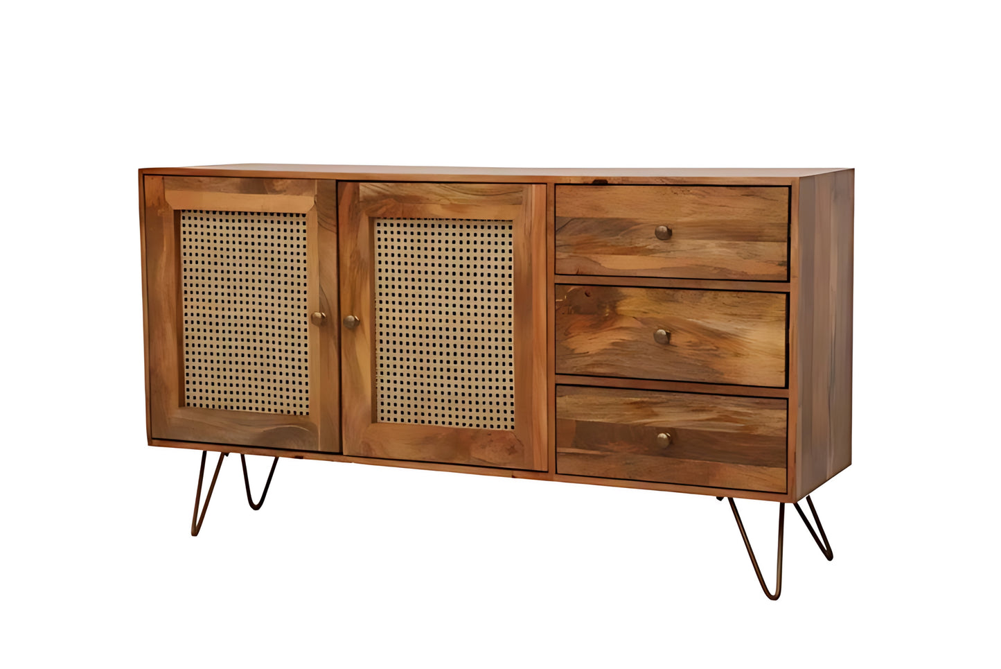 Credenza Mango Wood Sideboard Cabinet - MN1001