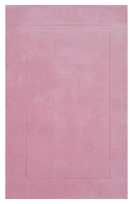 Pink Hand Tufted Wool Carpet  - ICHT1174