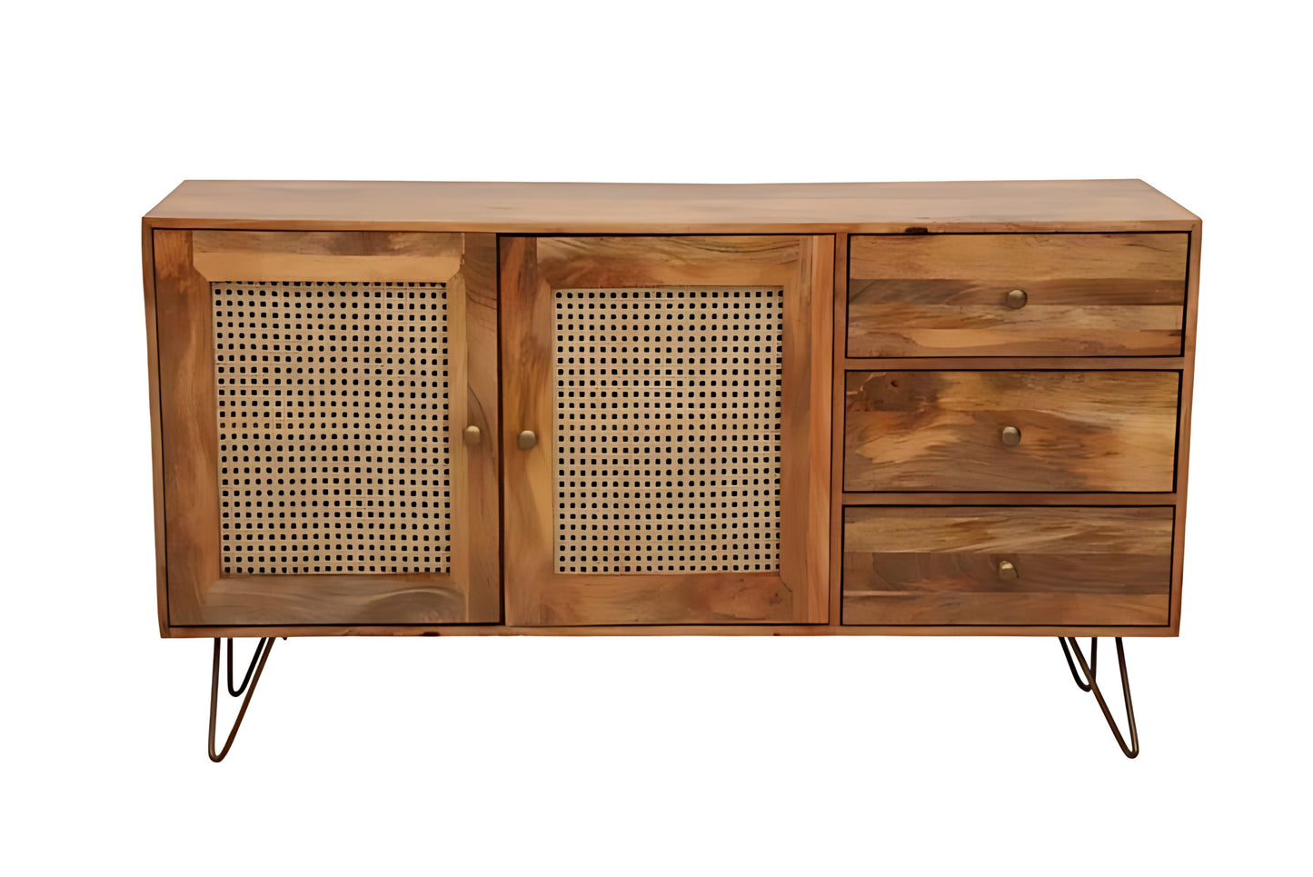 Credenza Mango Wood Sideboard Cabinet - MN1001