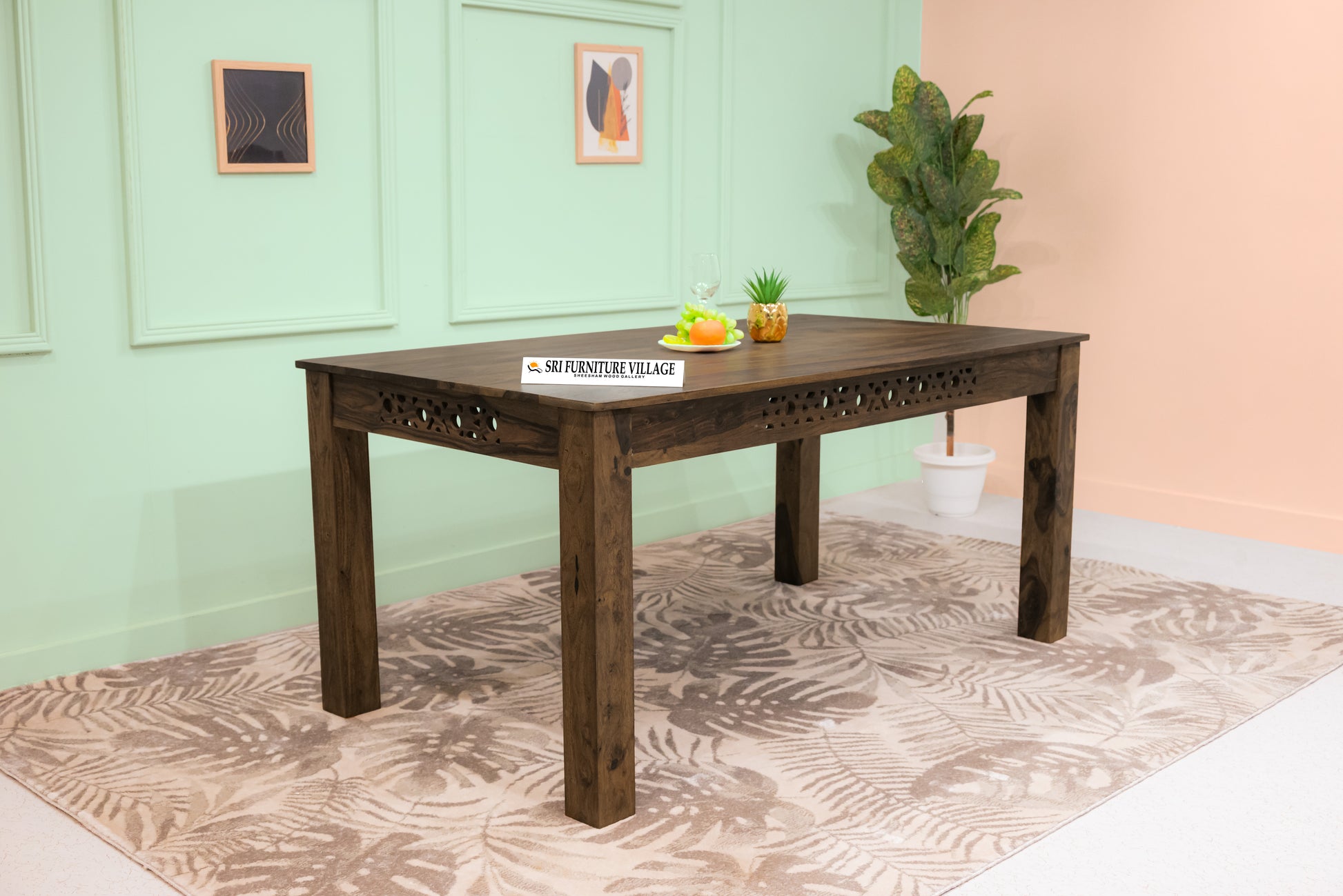 Stone / 6 Seater dining Table Only