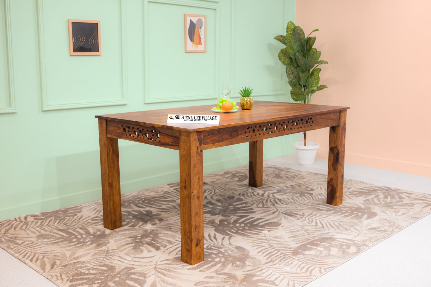 Natural / 6 Seater dining Table Only