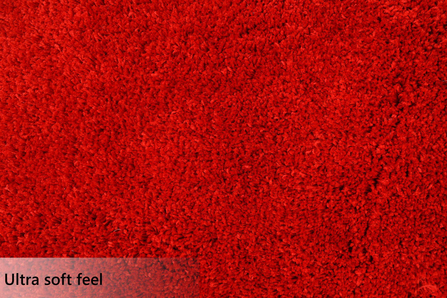 Presto Red Solid Soft Feel Anti-Skid Carpet - ICAS01