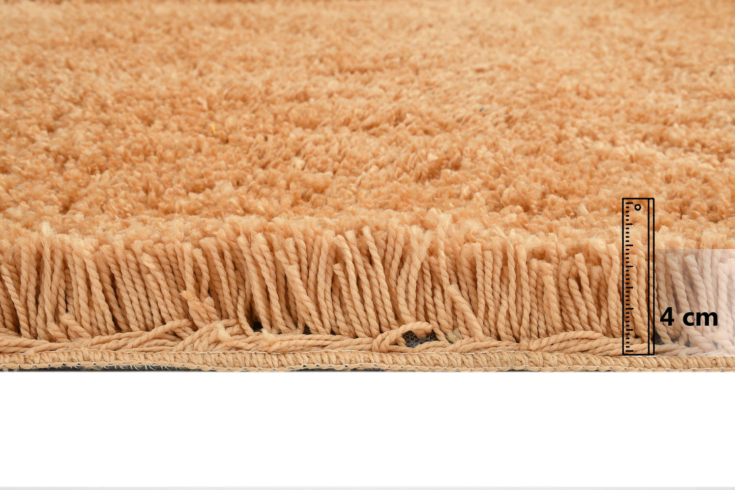 Presto Beige Solid Soft Feel Anti-Skid Carpet - ICAS03