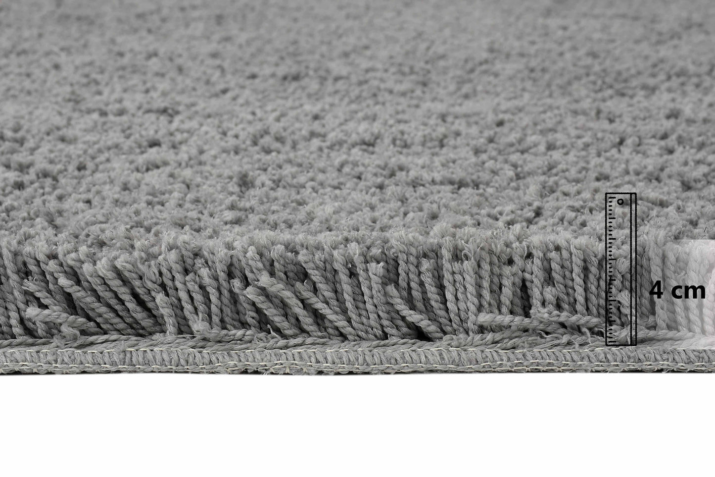 Presto Silver Solid Soft Feel Anti-Skid Carpet - ICAS07