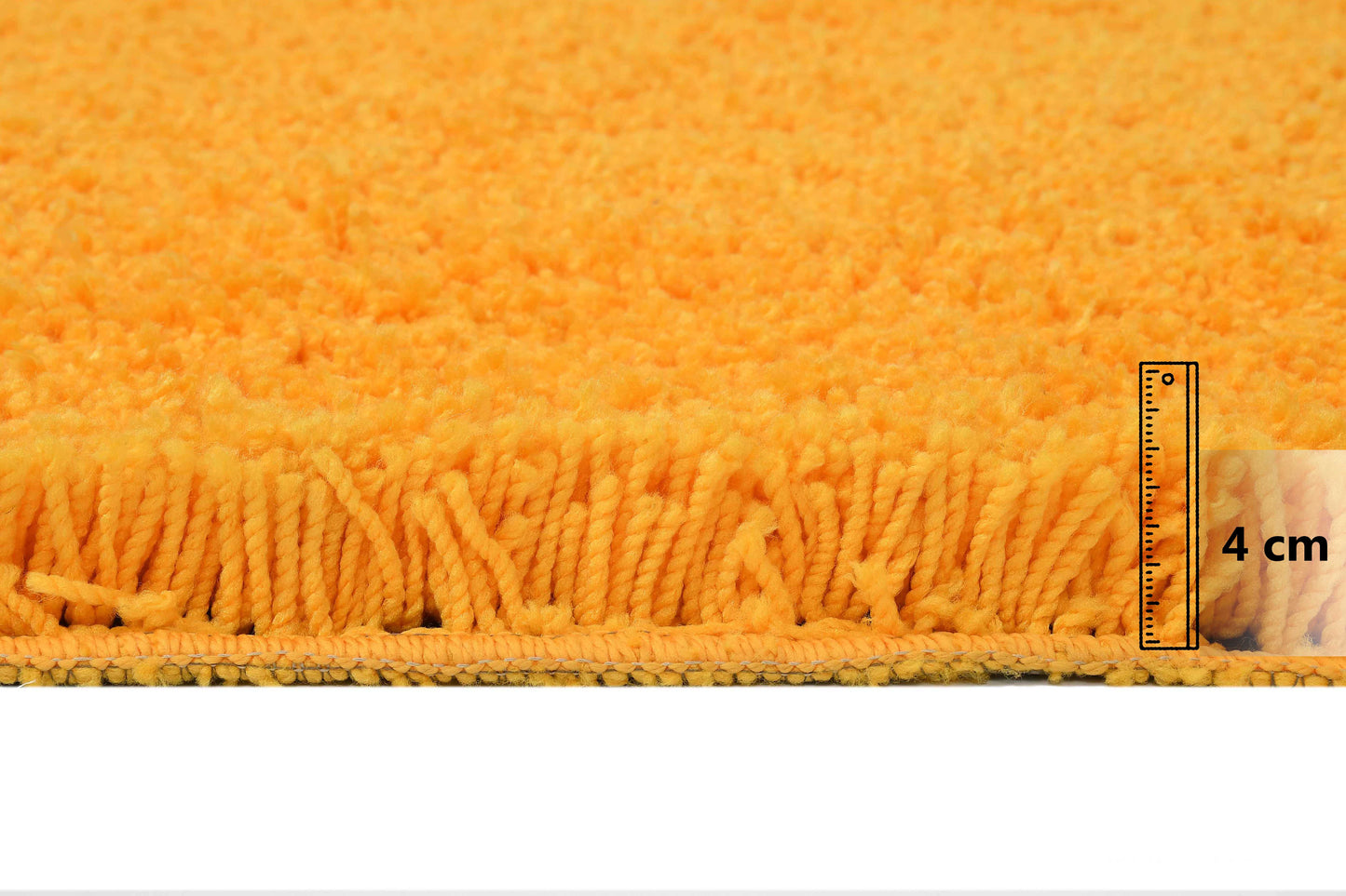 Presto Yellow Solid Soft Feel Anti-Skid Carpet - ICAS08