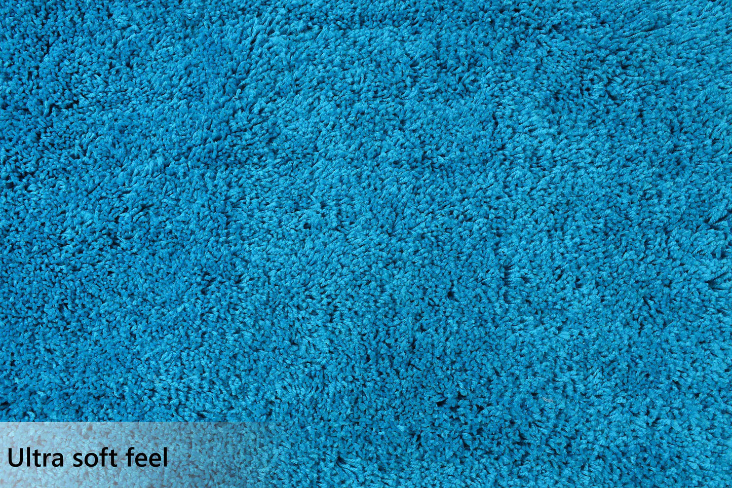 Presto Blue Solid Soft Feel Anti-Skid Carpet - ICAS09