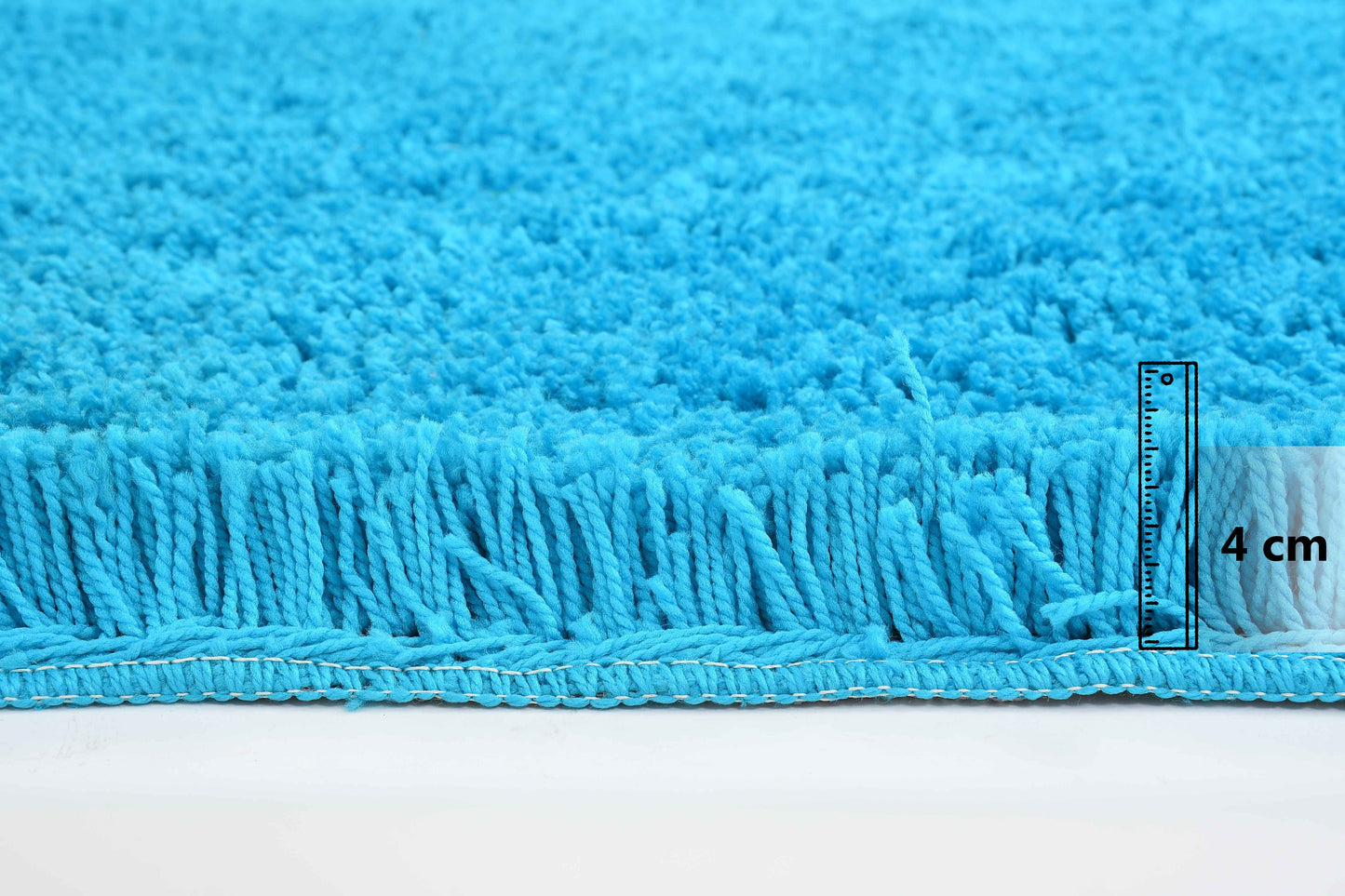 Presto Blue Solid Soft Feel Anti-Skid Carpet - ICAS09