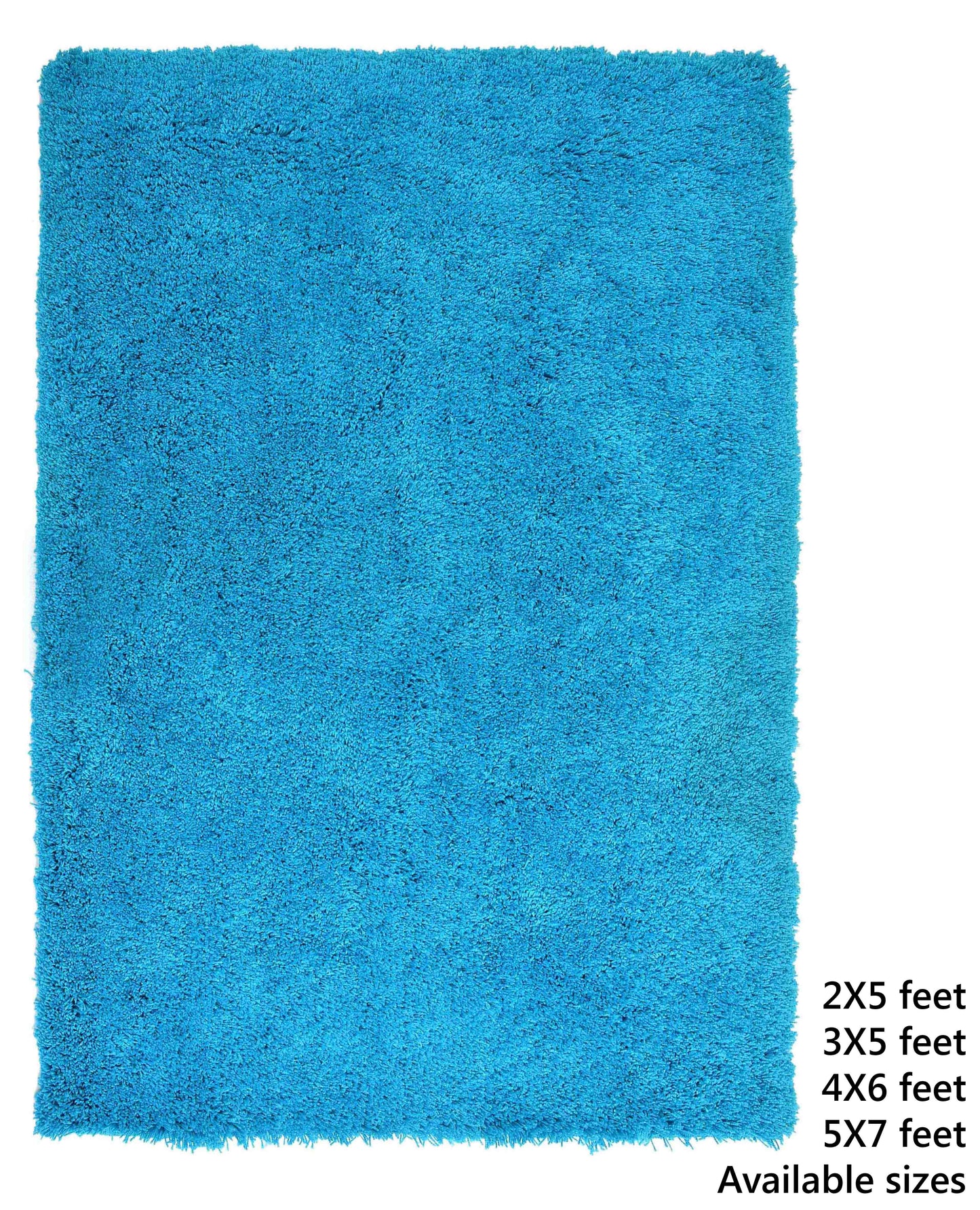 Presto Blue Solid Soft Feel Anti-Skid Carpet - ICAS09