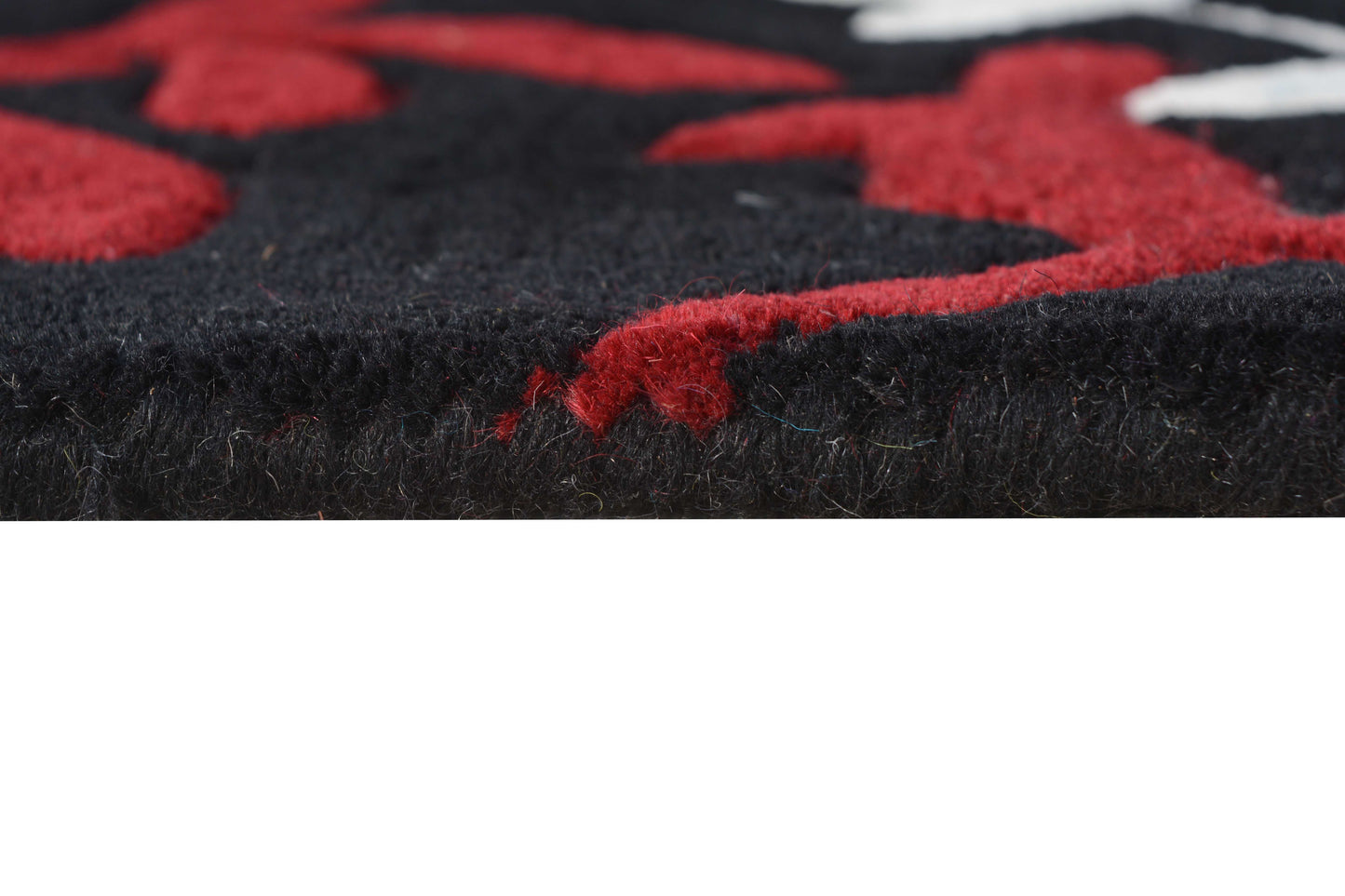 Red Hand Tufted Wool Carpet -ICHT1101