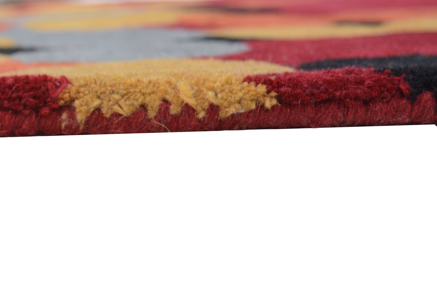 Red Hand Tufted Wool Carpet  - ICHT1161