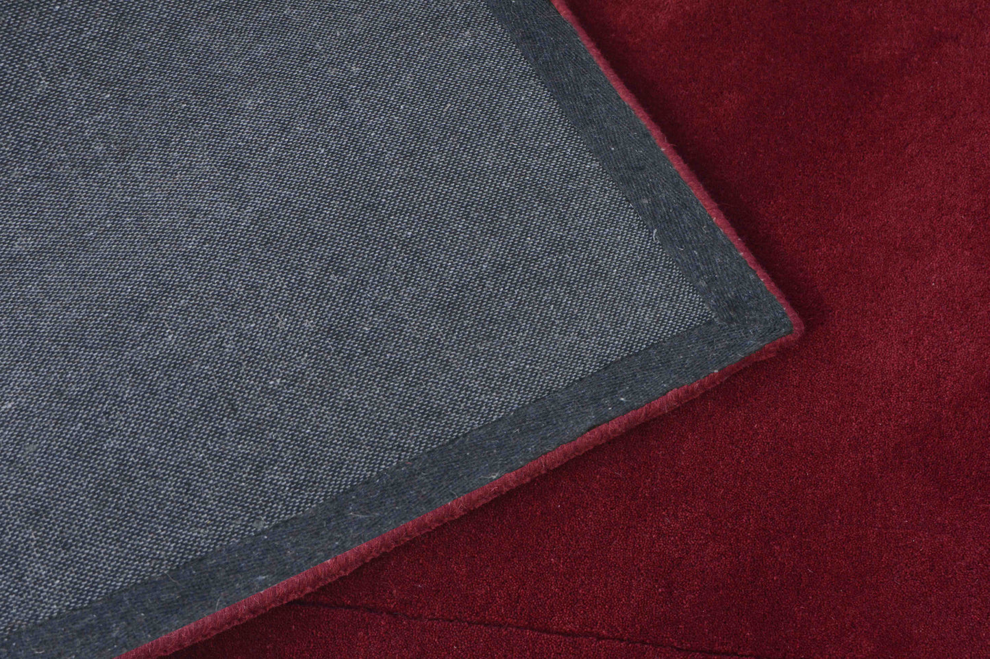 Maroon Hand Tufted Wool Carpet  - ICHT1171