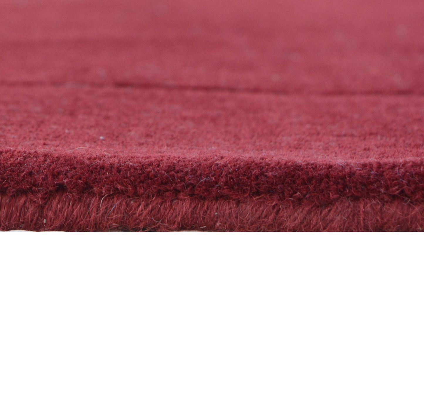 Maroon Hand Tufted Wool Carpet  - ICHT1171