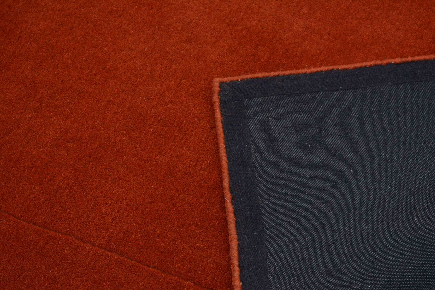 Orange Hand Tufted Wool Carpet  - ICHT1176