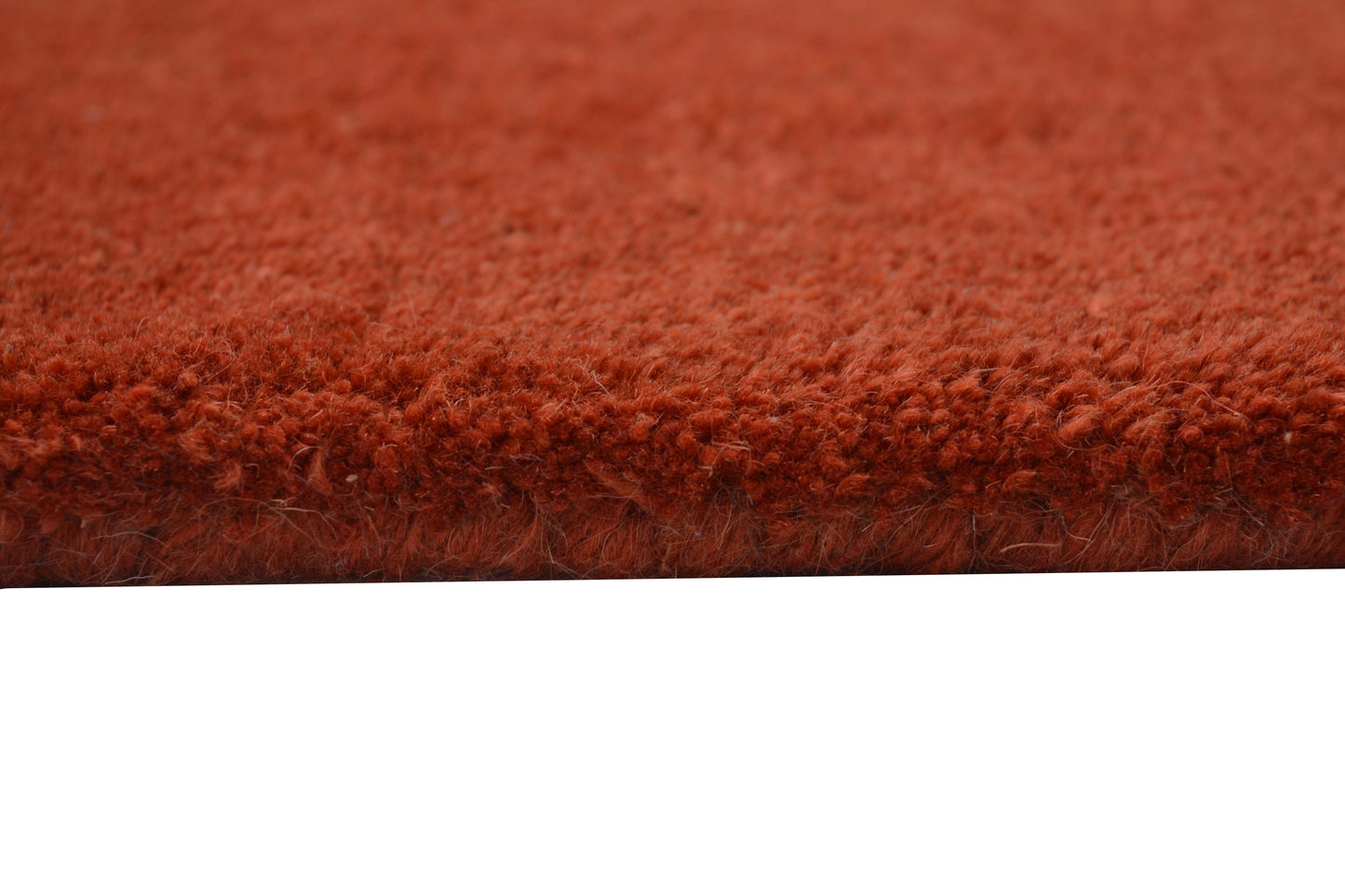 Orange Hand Tufted Wool Carpet  - ICHT1176