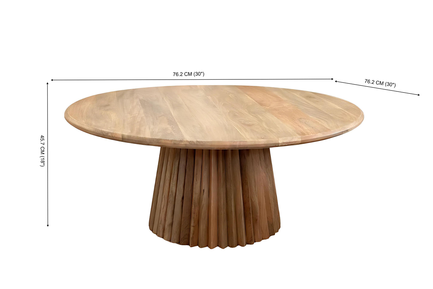 Occasional Solid Mango Wood Coffee Table - MN1007