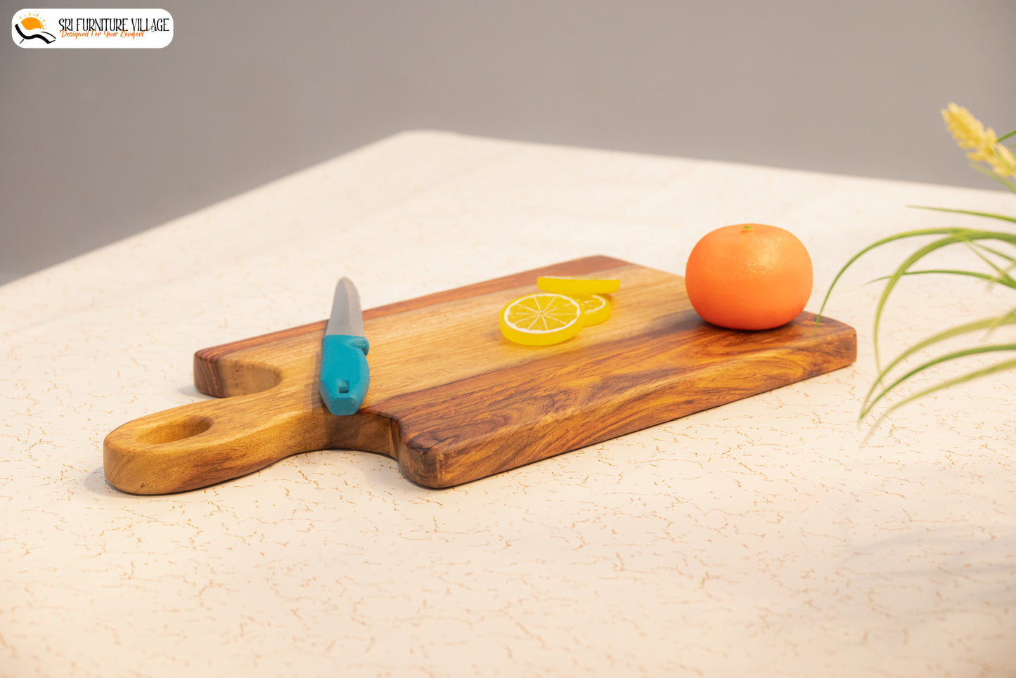 Slice & Dice Sheesham Wood Chopping Board - K9001